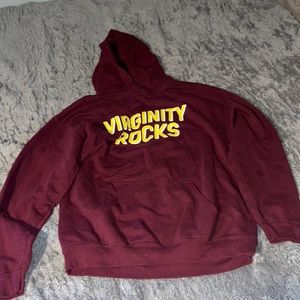 Virginity rocks hoodie size medium